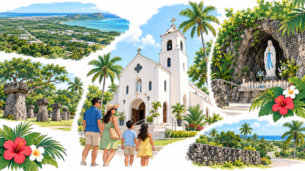The grotto or church at Our Lady of Lourdes, Yigo