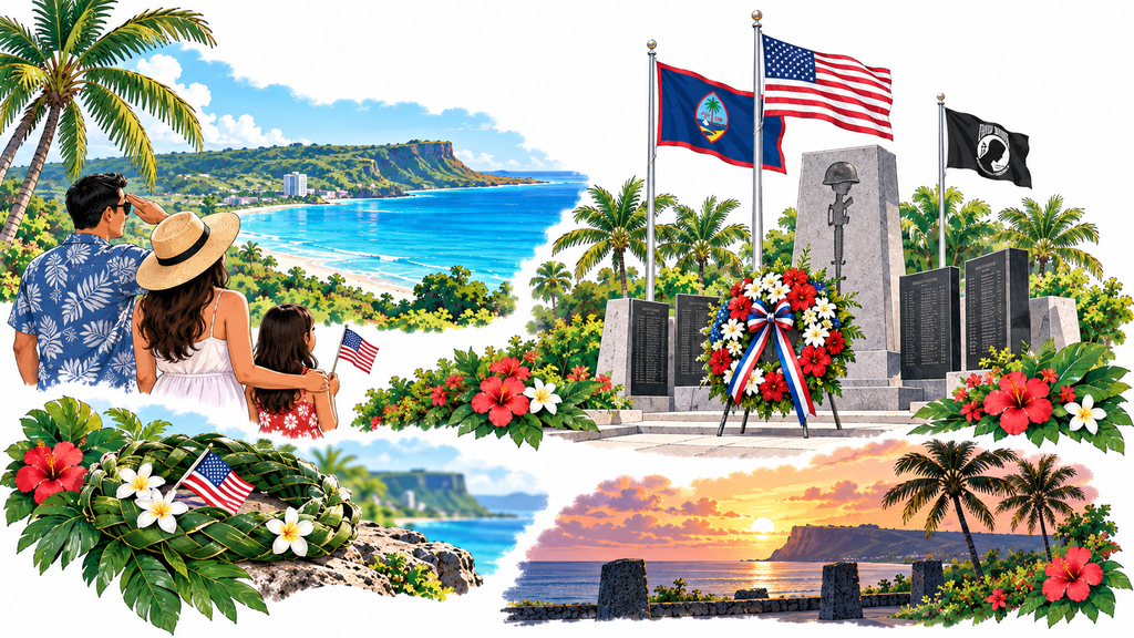 Guam Veterans Cemetery or Asan Beach, something tied to remembrance