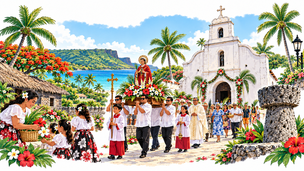 San Dionisio Church or the procession