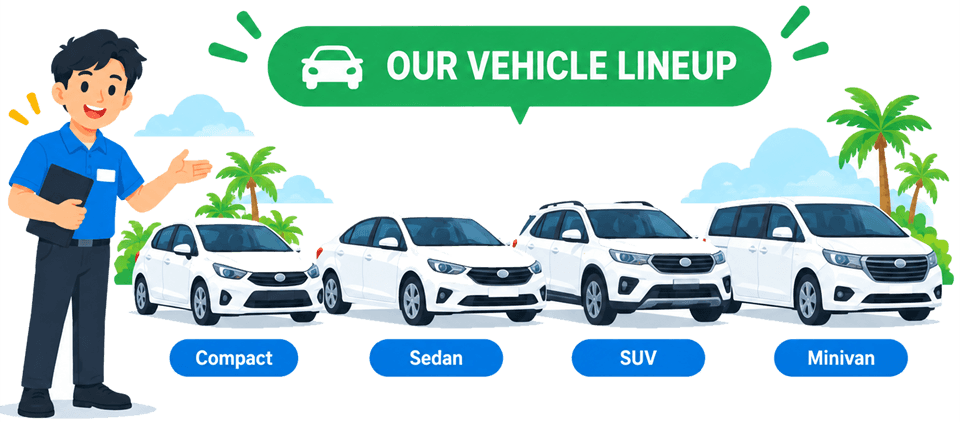 What kinds of vehicles are available?