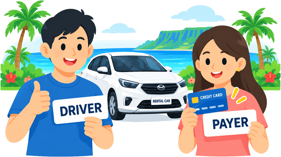 What if the driver and the person paying are different people?