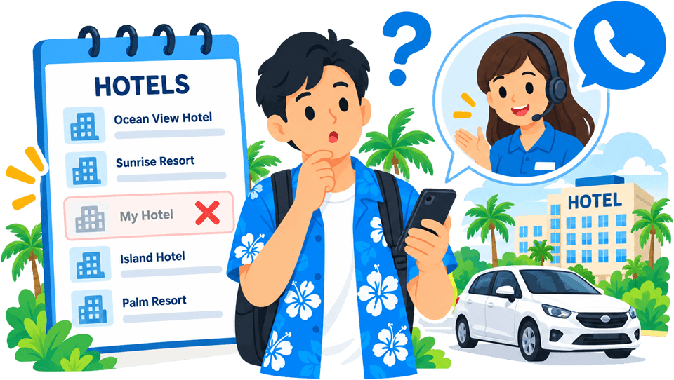 What if my hotel isn't on the pickup list?