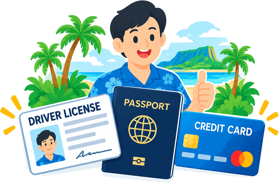 What do I need to bring to rent a car?