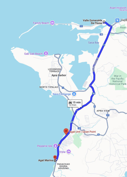 レンタカーで行くグアム南部ドライブ 　その3  アガットマリーナ