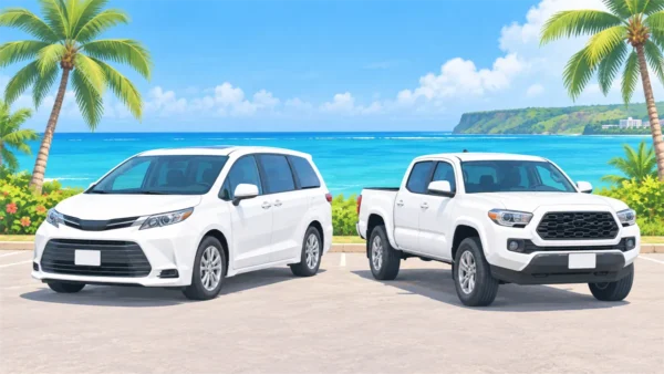 Van and Pickup Truck Rental in Guam: Which One Fits Your Group or Your Load?