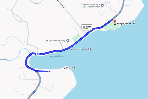 レンタカーで行くグアム南部ドライブ その7  イナラハン天然プール